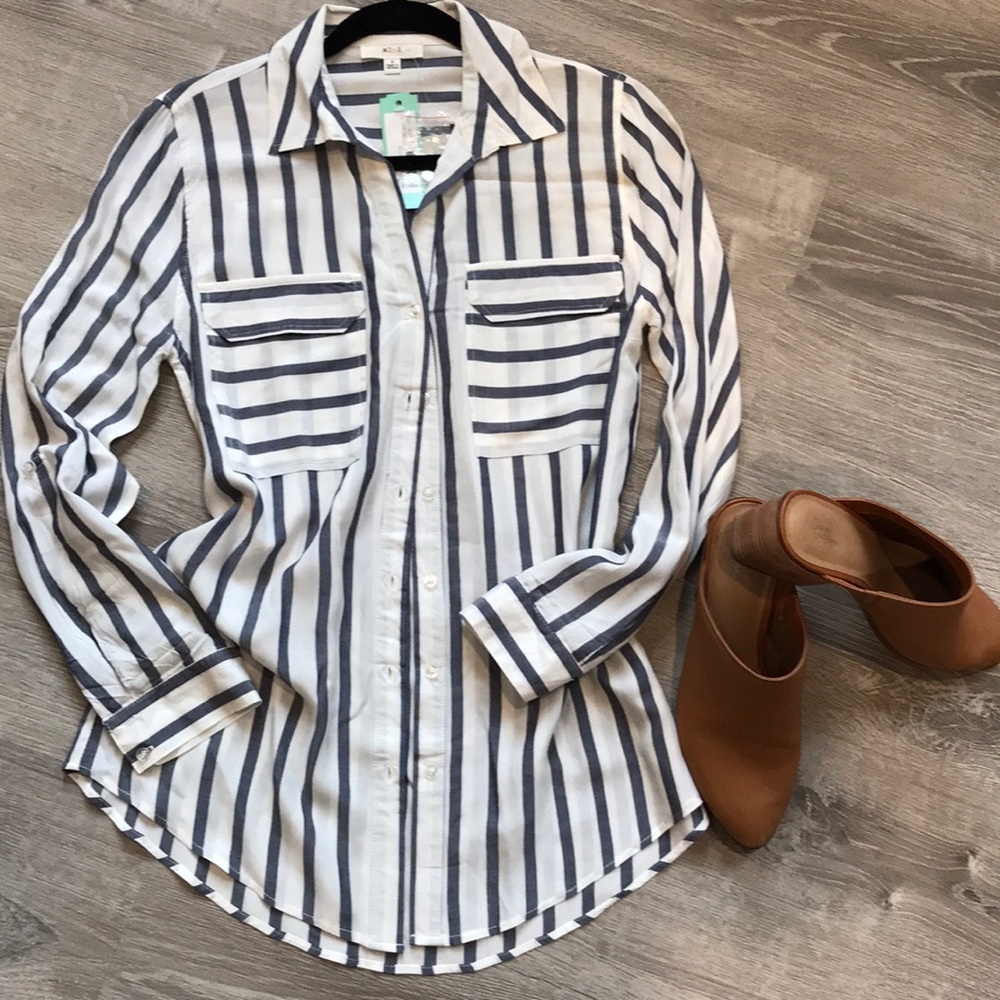 Striped Stitch Fix Blouse